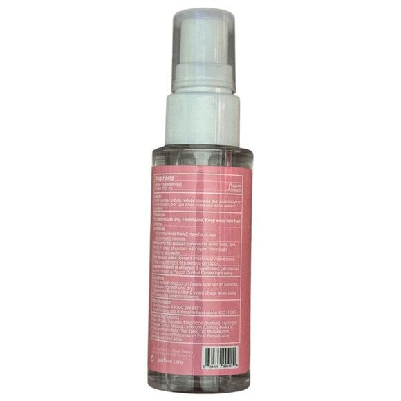 Purlisse Hand Sanitizer Mist Antiseptic Scented Watermelon Lemon 1.7oz/50mL - Picture 2 of 2